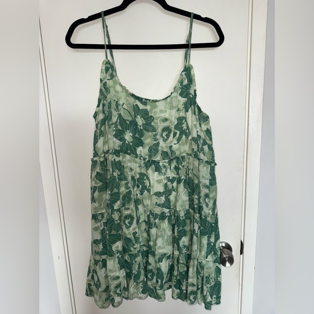BP Green and White Sundress